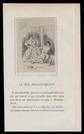 Félicien Rops met een ets uit 1864