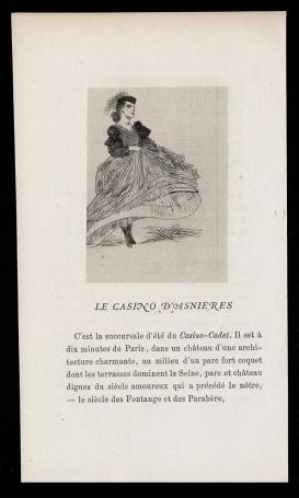 Félicien Rops met een ets uit 1864