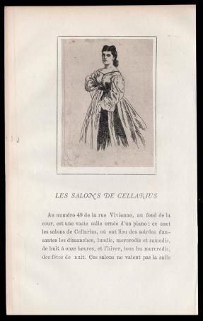 Félicien Rops met een ets uit 1864