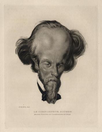 Félicien Rops met een heliogravure uit 1924