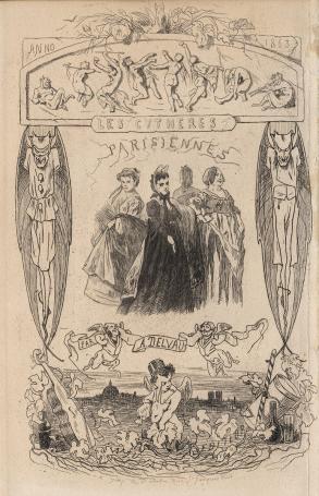 Félicien Rops met een ets uit 1864