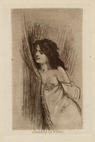 Félicien Rops met een heliogravure