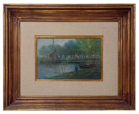 Klein schilderij van Romain Steppe