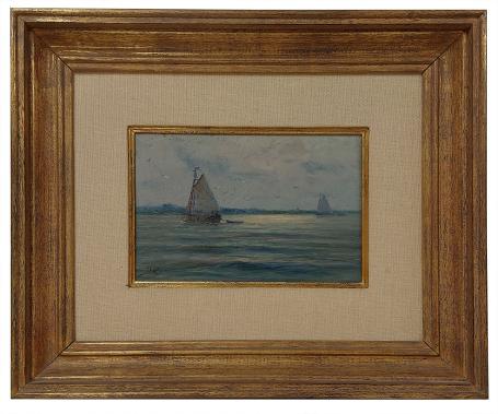 Klein schilderij van Romain Steppe
