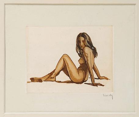 Ets van de Belgische graficus Edgard Schellinck