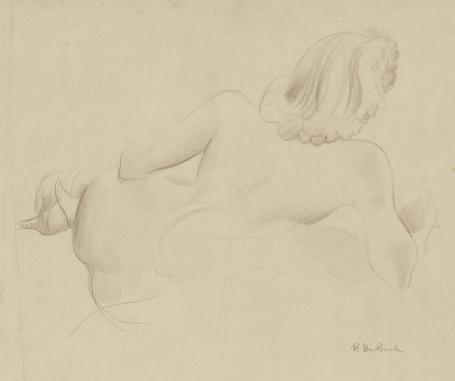 Tekening van de Belgische kunstenaar Raphaël De Buck of Raf De Buck