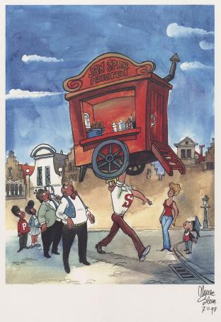 Belgische striptekenaar Marc Sleen