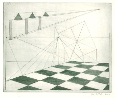 Grafisch kunstwerk aankopen van L. Smets
