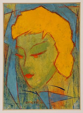 Schilderij van L. Smets, Belgische kunstschilder