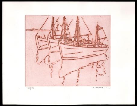 Etsen van de Belgische kunstenaar Léon Smets kopen