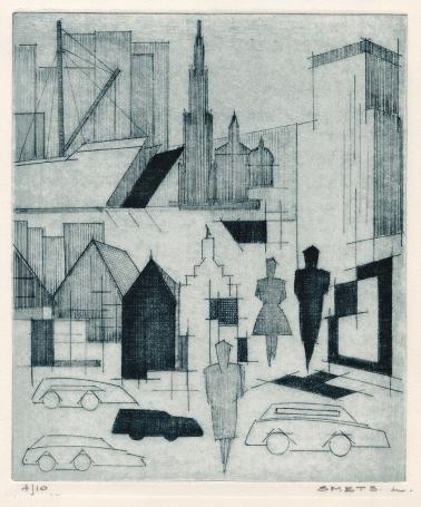 Grafisch kunstwerk van L. Smets kopen