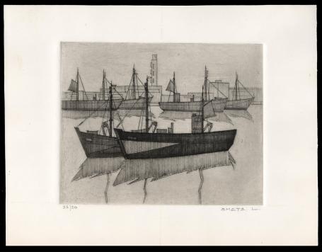 Ets van de Belgische graficus Léon Smets