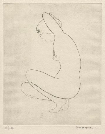 Een ets van Léon Smets aankopen