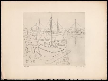 Burijngravure van Léon Smets