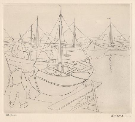 Een gesigneerde gravure van Léon Smets kopen