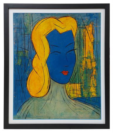 Surrealistisch schilderij van de kunstenaar Léon Smets