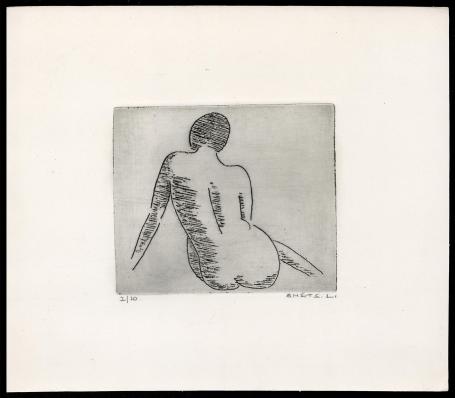 Burijngravure van Léon Smets