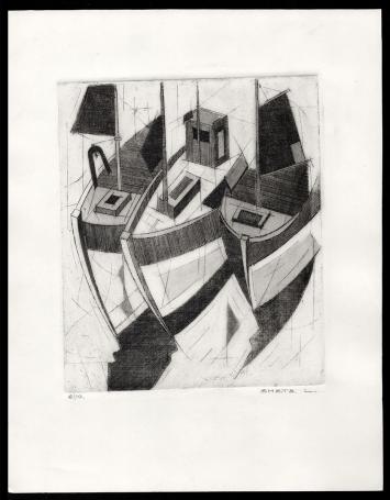 Ets van de Belgische graficus Léon Smets kopen