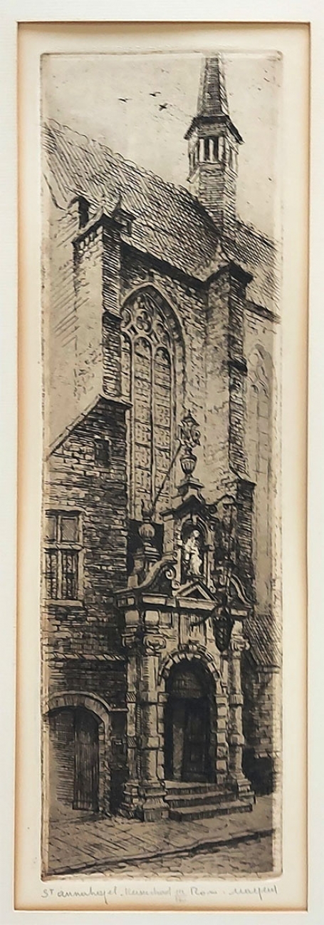 Ets van de Belgische kunstenaar Romain Malfliet