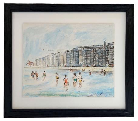 Tekening van de Belgische kunstenaar Stephan Gorus