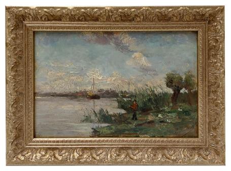 Klein schilderij van Romain Steppe