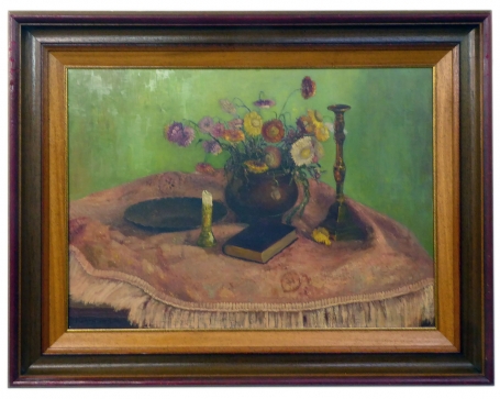 Schilderij van de Belgische kunstenaar Florent Smet uit 1961
