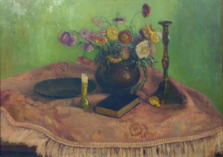 Schilderij van de Belgische kunstenaar, schilder Florent Smet