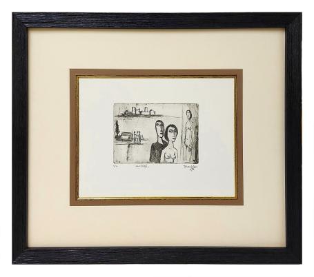 Ets geëtst door Belgische kunstenaar Theo Humblet