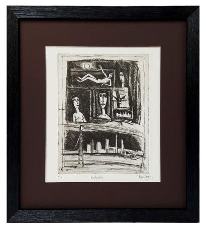 Ets geëtst door Belgische kunstenaar Theo Humblet