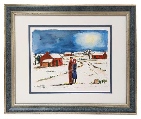 Schilderij Belgische kunstenaar Theo Humblet