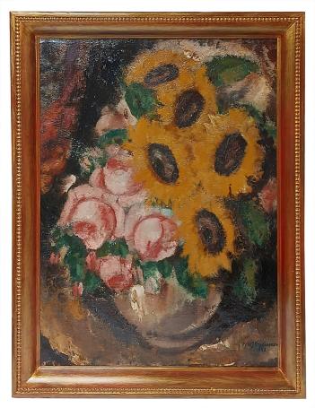 Schilderij van Belgische kunstenaar Theodore Joseph Verschaeren