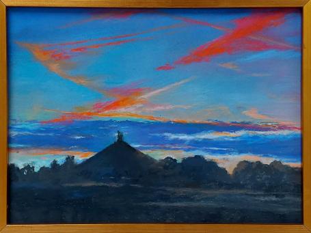 Hough Teresa Beth, Amerikaanse kunstenares met een kunstwerkje