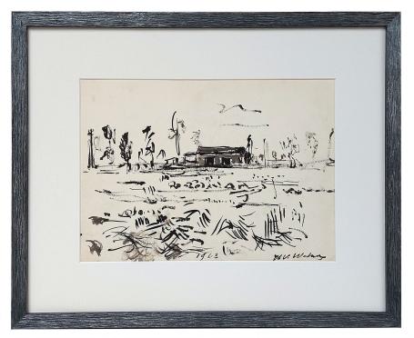 Tekening van de Belgische artiest Wolvens