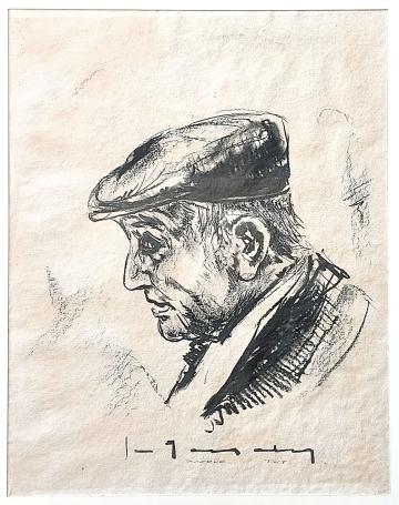 Grote tekening van Stephaan Tessely kopen