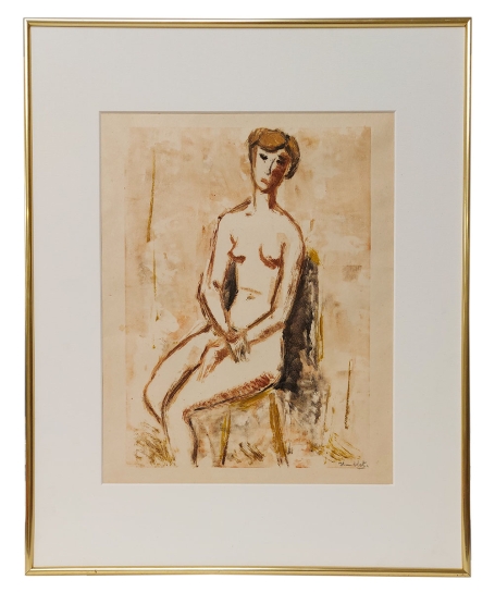 Monotype Belgische kunstenaar Theo Humblet