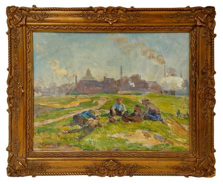 Schilderij van Belgische schilder Emile Thysebaert kopen