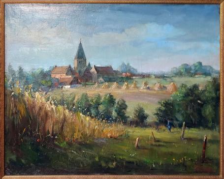 Olieverfschilderij geschilderd door Jos Tilleux