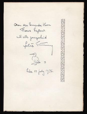 Pentekening van Felix Timmermans kopen