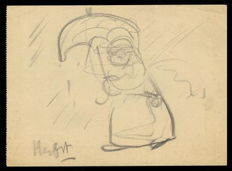 Vrouw in de regen van Felix Timmermans kopen