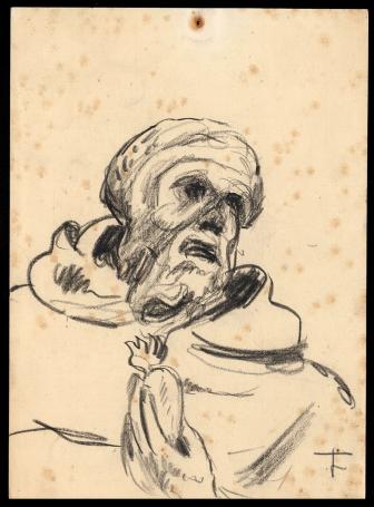 Tekening van Felix Timmermans kopen