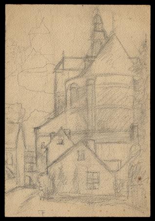 Tekening van Felix Timmermans kopen