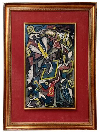 Schilderij van Albert Mahieu TREBLA