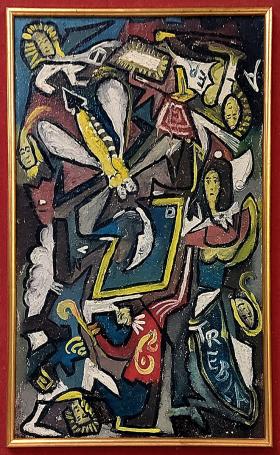 Kunstenaar uit Veurne Albert Mahieu TREBLA