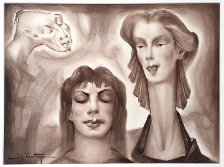 Tekening van Jos Trotteyn kopen