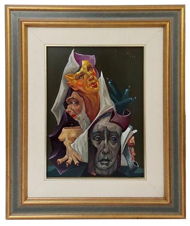 Jos Trotteyn  met de harpij