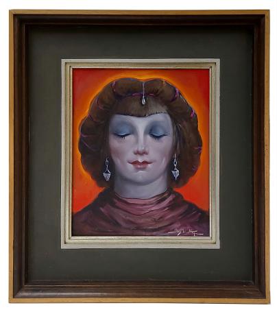 Jos Trotteyn  met Oorbellen