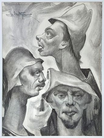 Tekening van Jos Trotteyn kopen