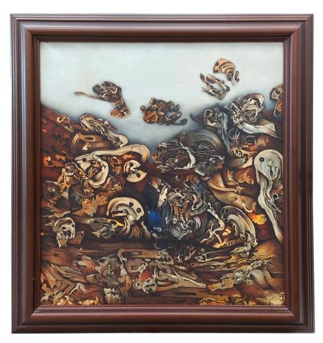 Schilderij van Belgische schilder Urbain Herregodts