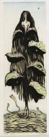 Ets van de Belgische etser Roger Van Akelyen