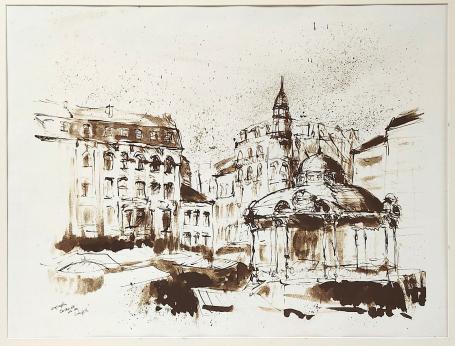 Schilderij van José Van Gucht uit 1980